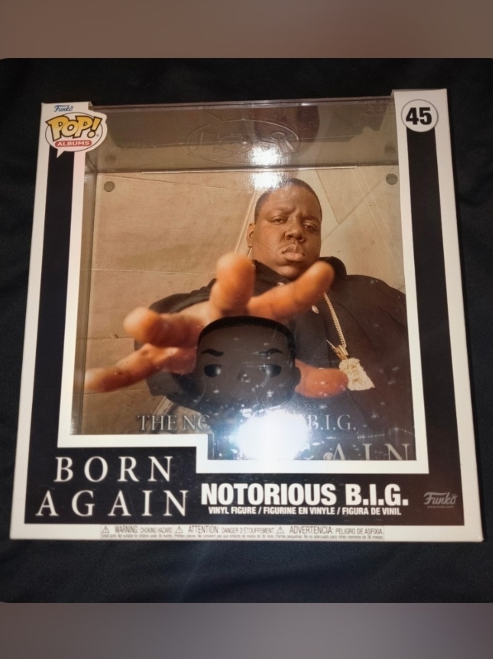 Funko Pop! Albums #45 Notorious B.I.G. Born Again Vinyl Figure & Album Display